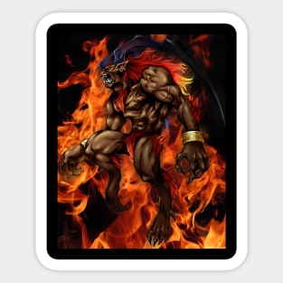 Fire of Hell Sticker